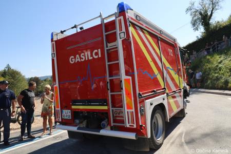 Začasni most v Stranjah povezal levi in desni breg Kamniške Bistrice (32)